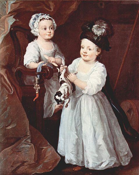 William Hogarth Portat der Lady Mary Grey und des Lord George Grey oil painting image
